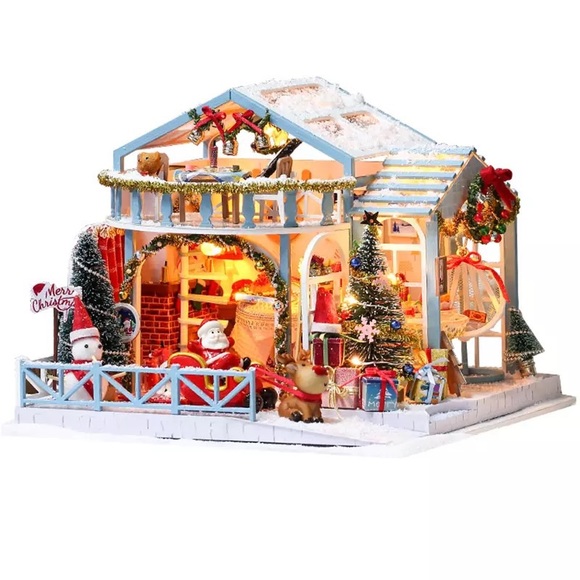 Educational Christmas DIY miniature dollhouse - Picture 1 of 9